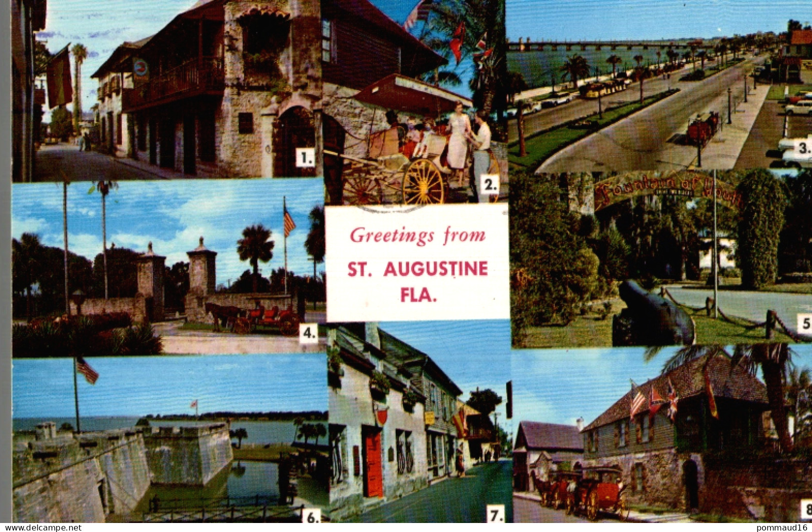 CPM Greetings From St. Augustine Fla. - St Augustine