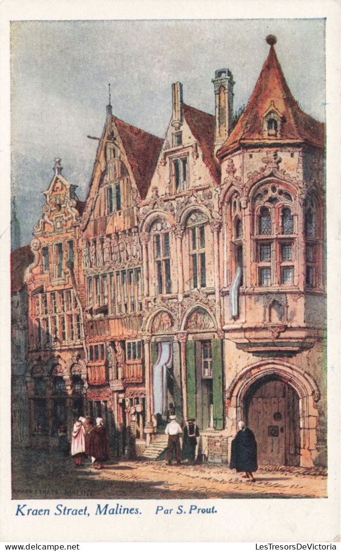 BELGIQUE - Malines - Kraen Straet - Colorisé - Carte Postale Ancienne - Malines