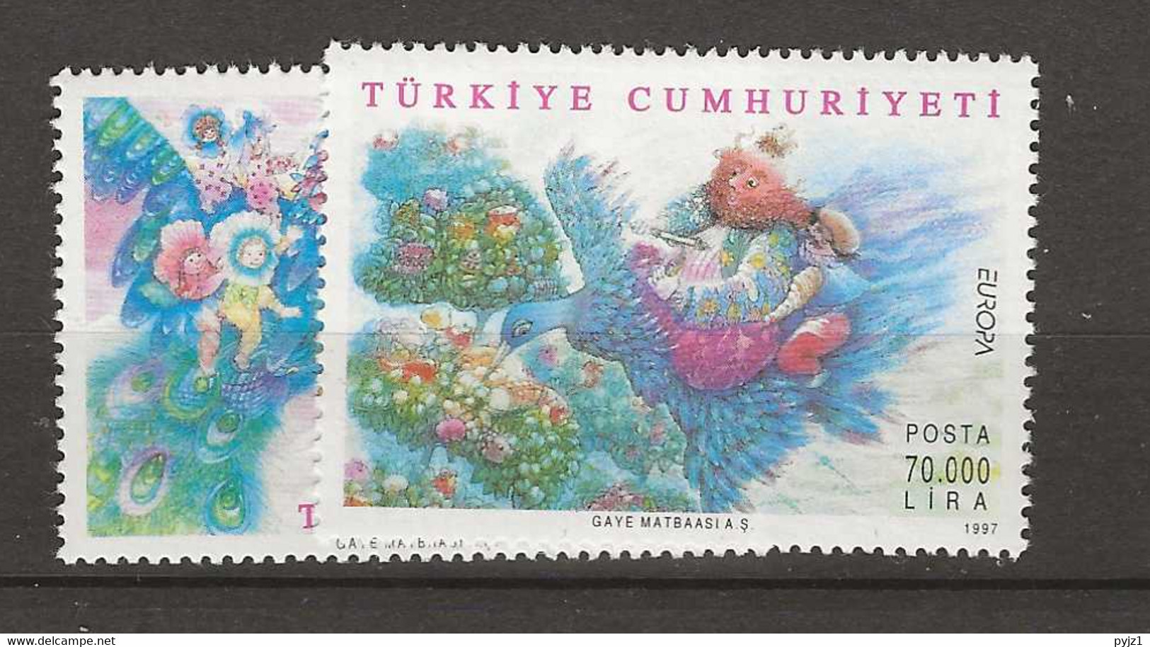 1997 MNH Turkye Postfris** - 1997