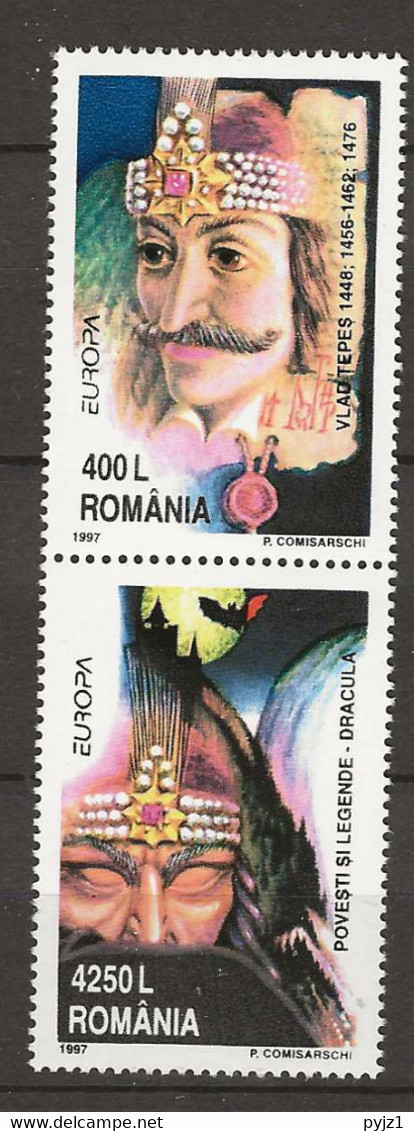 1997 MNH Romania Postfris** - 1997