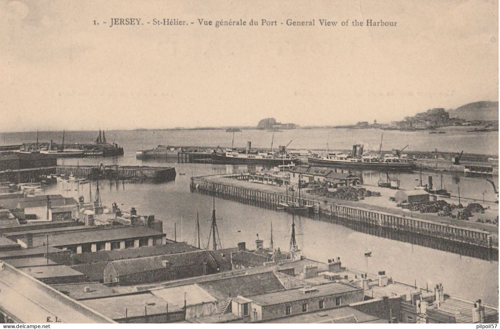JERSEY - ST-HELIER - Vue Générale Du Port - St. Helier