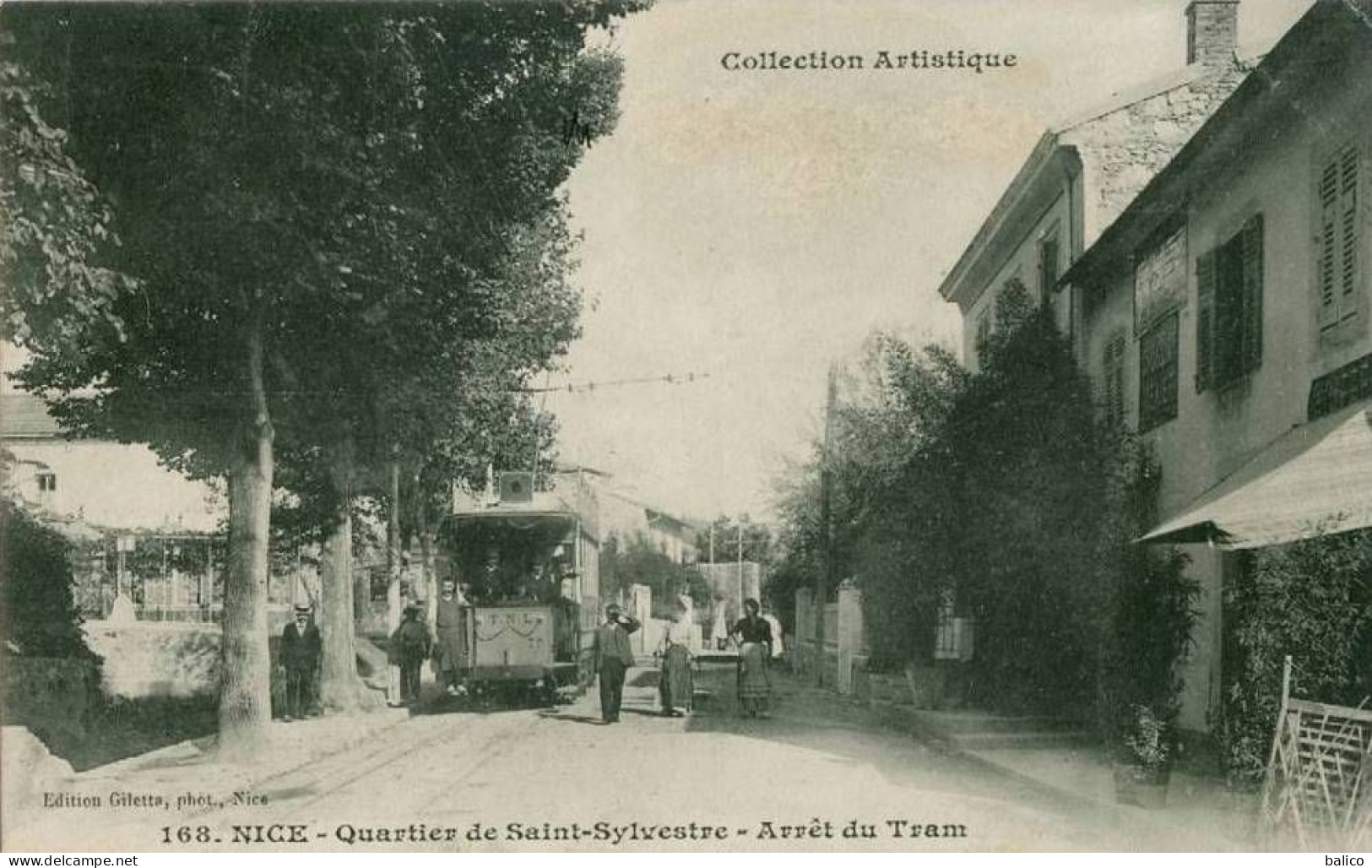 Nice - Quartier Saint Sylvestre - Arrêt Du Tram - 168 - Transport Urbain - Auto, Autobus Et Tramway