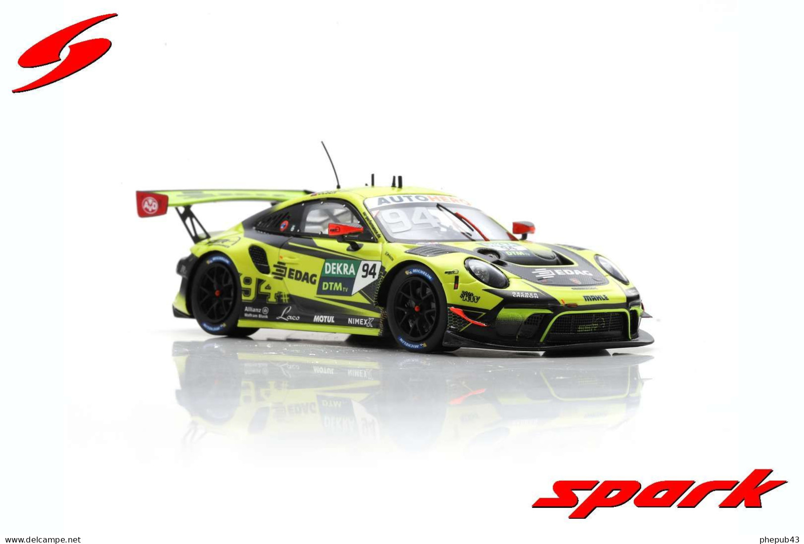 Porsche 911 GT3 R - SSR Performance - DTM 2022 #94 - Dennis Olsen - Spark - Spark