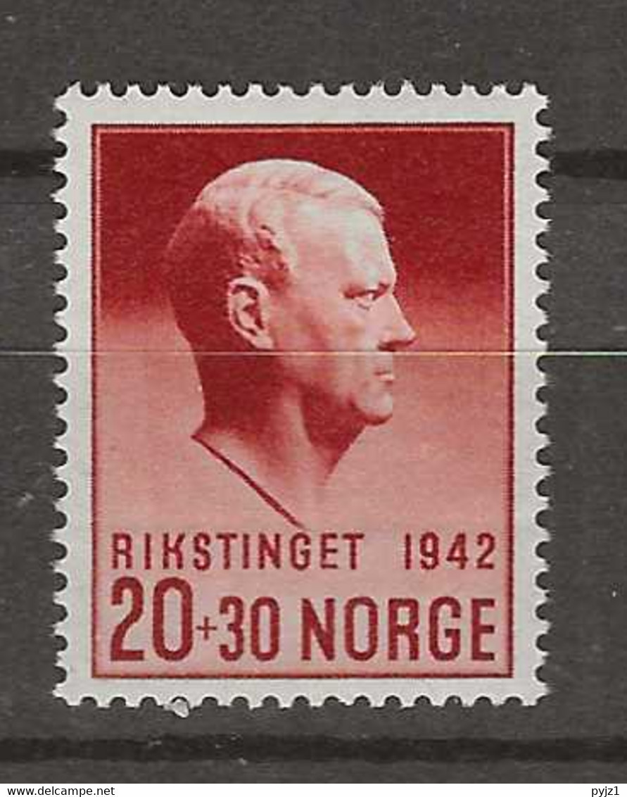 1942 MNH Norway Mi 271 Postfris** - Neufs