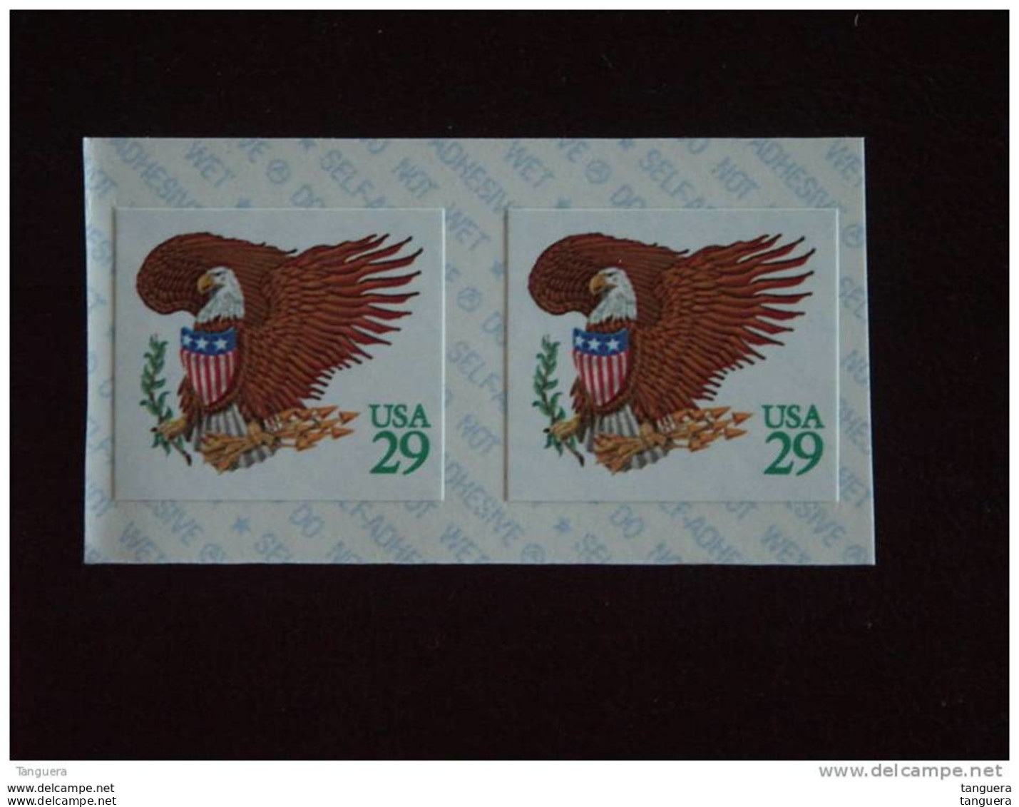 USA  Etats-Unis D'Amerique United States 1992 Aigle Armoiries Eagle 2 X Yv 2121A MNH ** - Roulettes