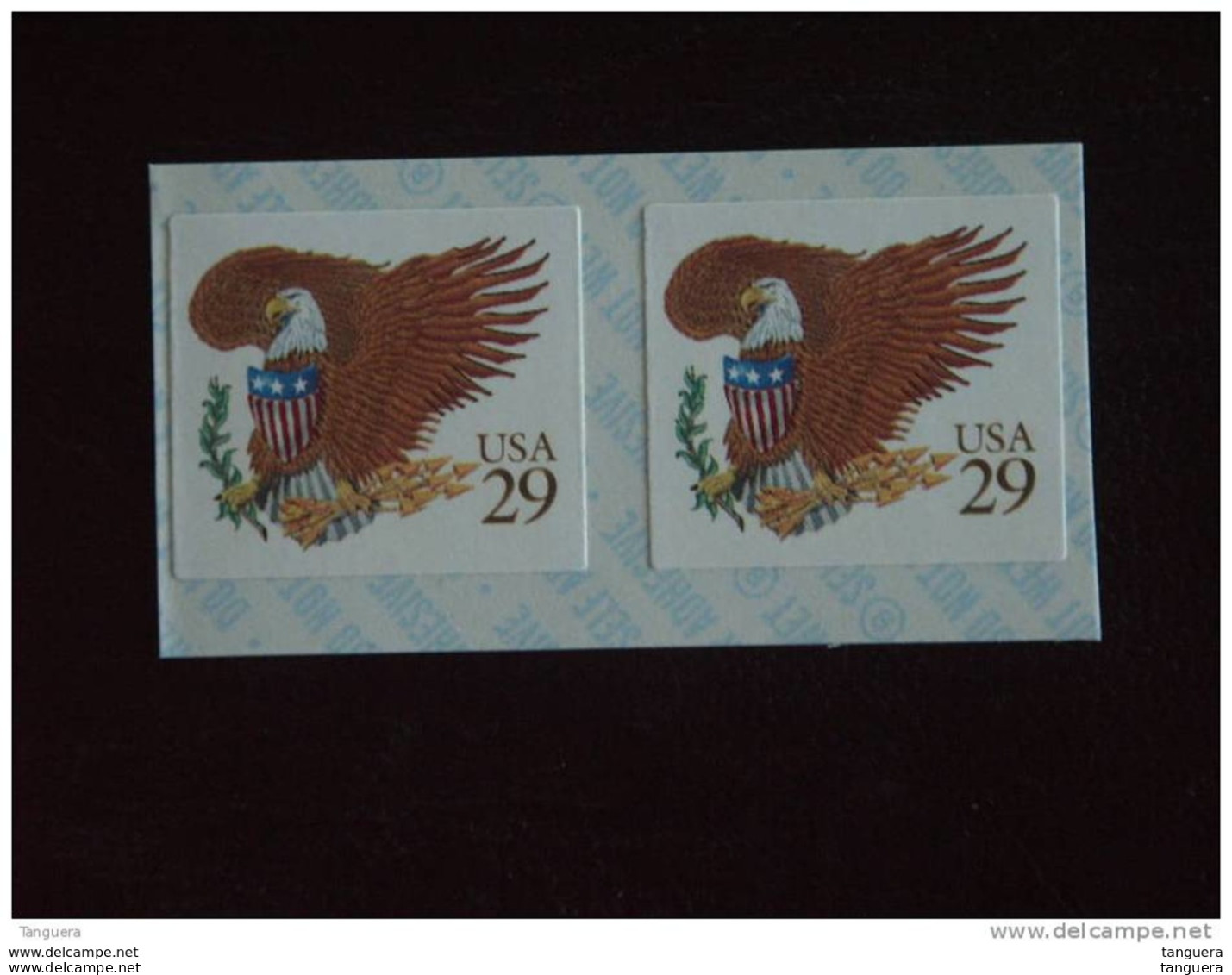 USA Etats-Unis D'Amerique United States 1992 Aigle Armoiries Eagle 2 X Yv 2121B MNH ** - Coils & Coil Singles