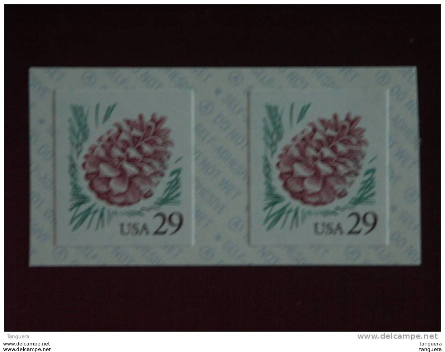 USA Etats-Unis D'Amerique United States 1993 Dennenappel Pine Cone 2 X Yv 2209 Sc 2491 MNH ** - Roulettes