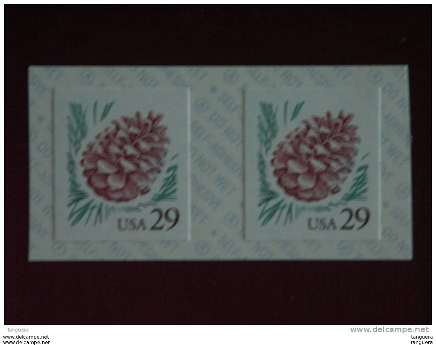 USA Etats-Unis D'Amerique United States 1993 Dennenappel Pine Cone 2 X Yv 2209 Sc 2491 MNH ** - Coils & Coil Singles