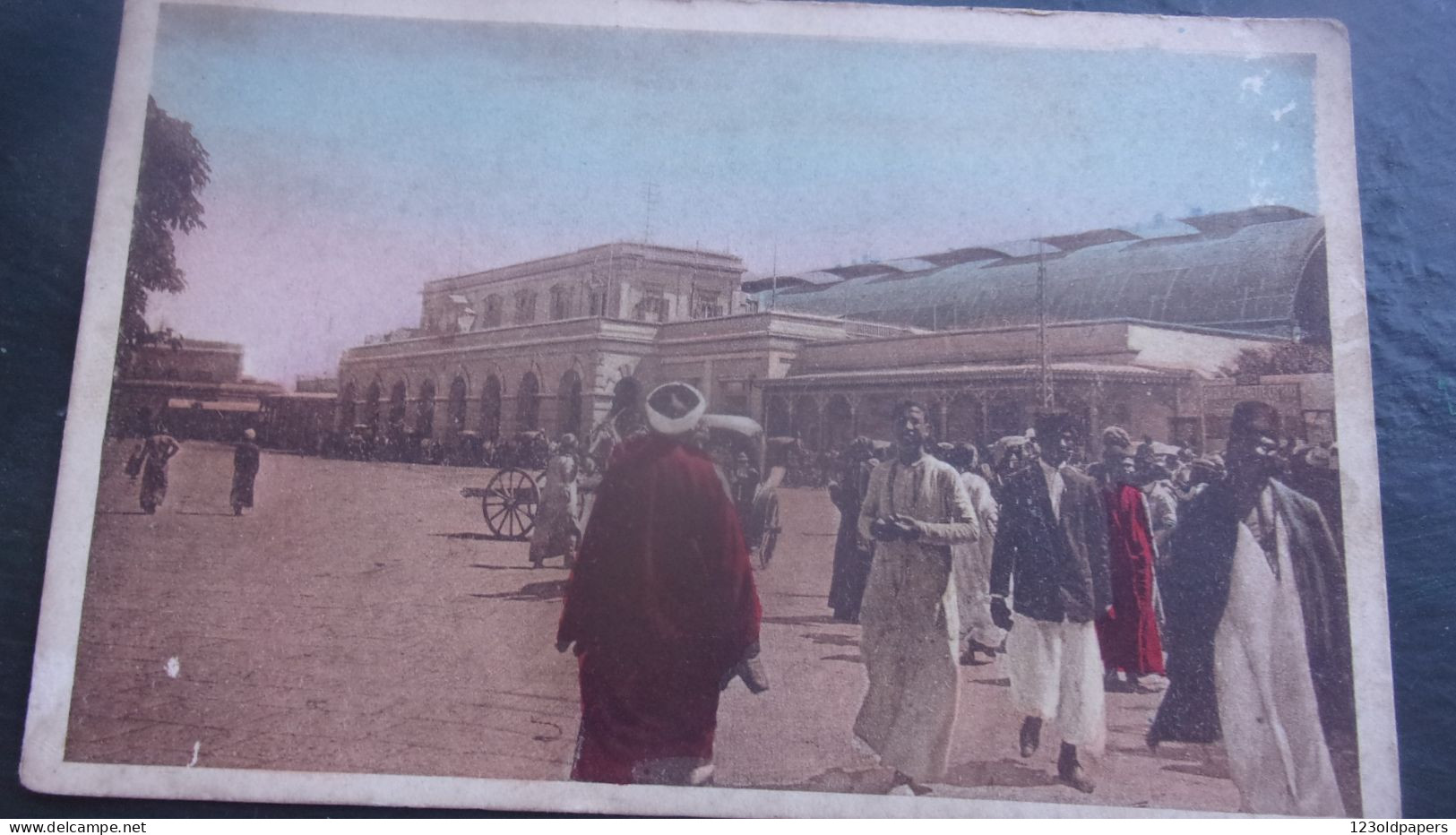 EGYPTE ALEXANDRIE RAILWAY STATION 1920 - Alexandria