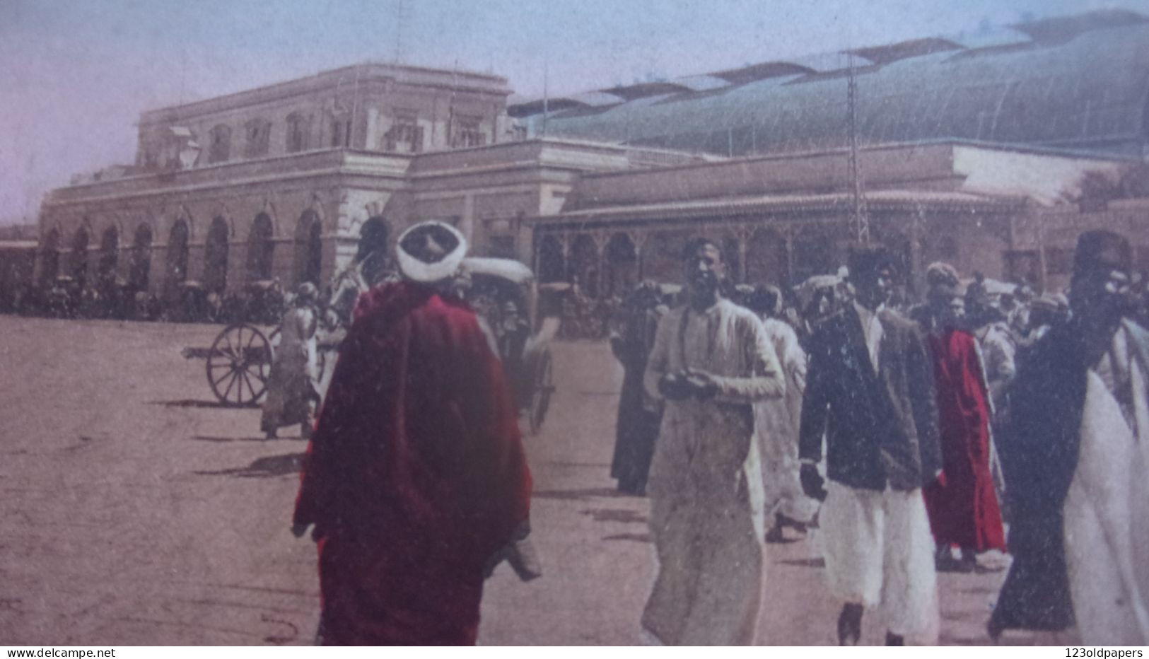 EGYPTE ALEXANDRIE RAILWAY STATION 1920 - Alexandria