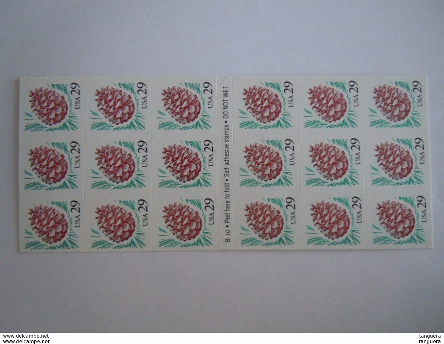 USA Etats-Unis D'Amerique United States 1983 ATM Dennenappel Pine Cone Yv C2209  2209 Sc 2491a BC 61A MNH ** Pane Carnet - 3. 1981-...