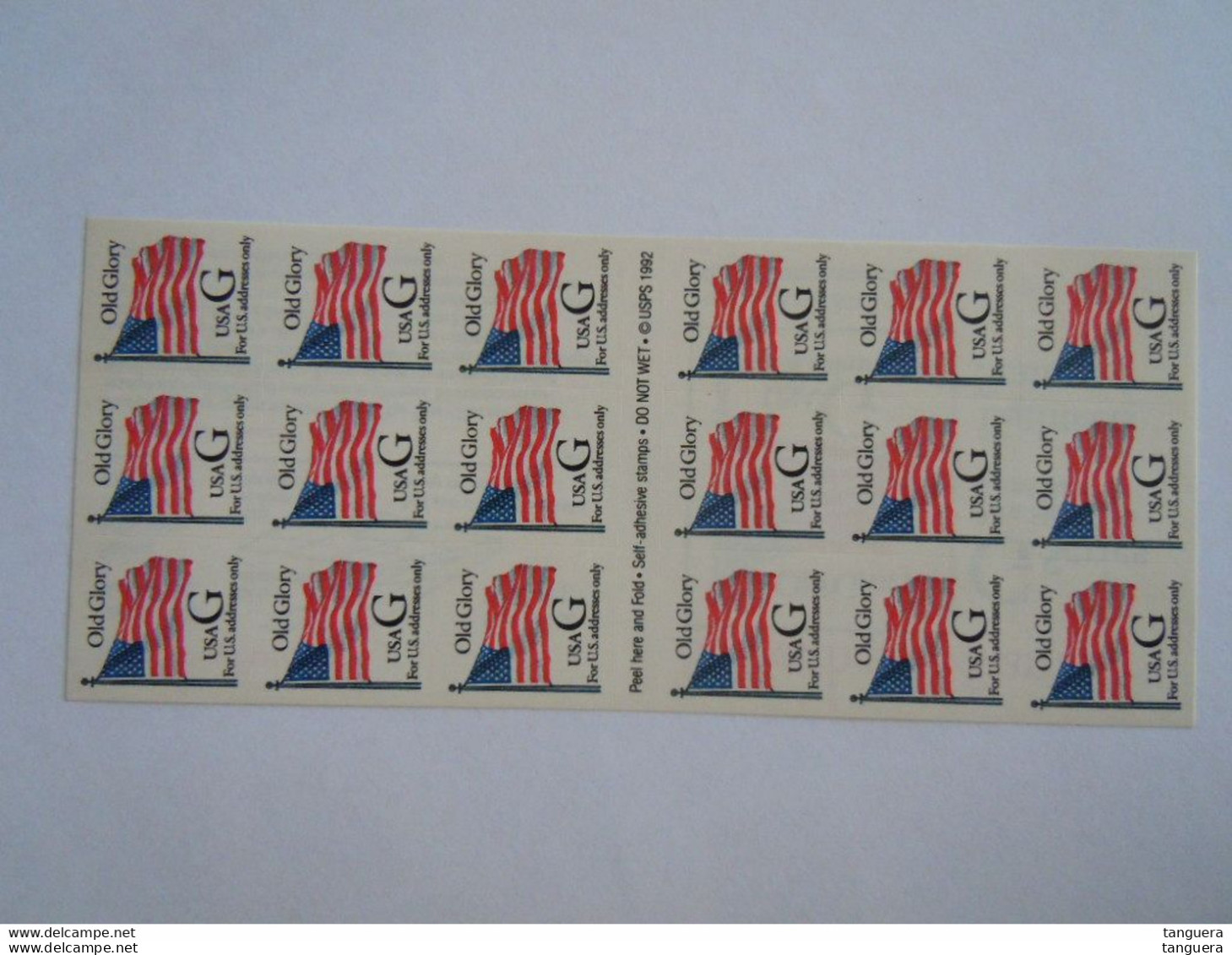 USA Etats-Unis D'Amerique United States 1994 G Stamp Old Glory Booklet Pane Yv C2320(II) 2320  SC 2887a MNH ** - 1981-...