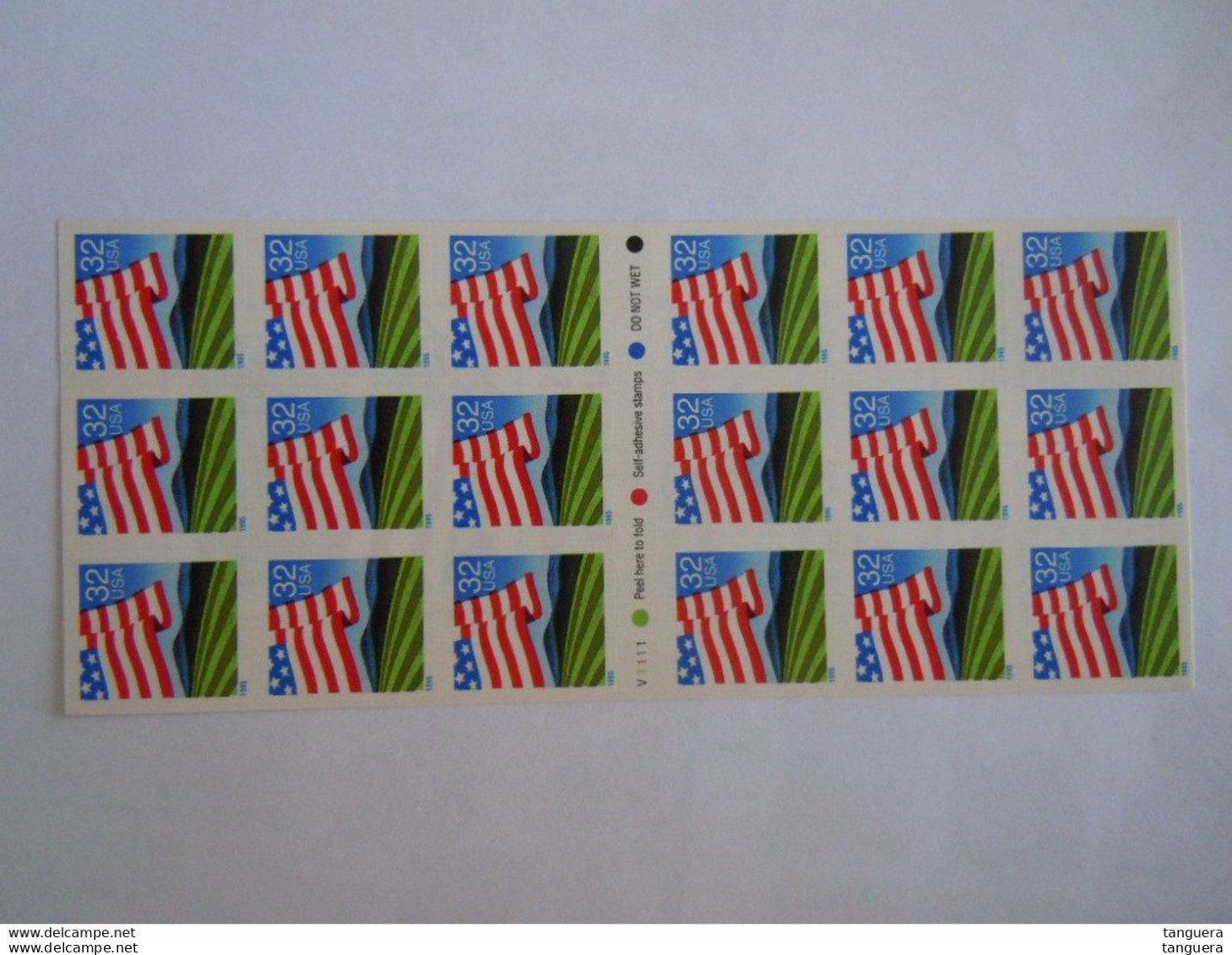 USA Etats-Unis D'Amerique United States 1995 Flag Vlag Drapeau Yv C2327 2327 MNH ** Pane - 1981-...