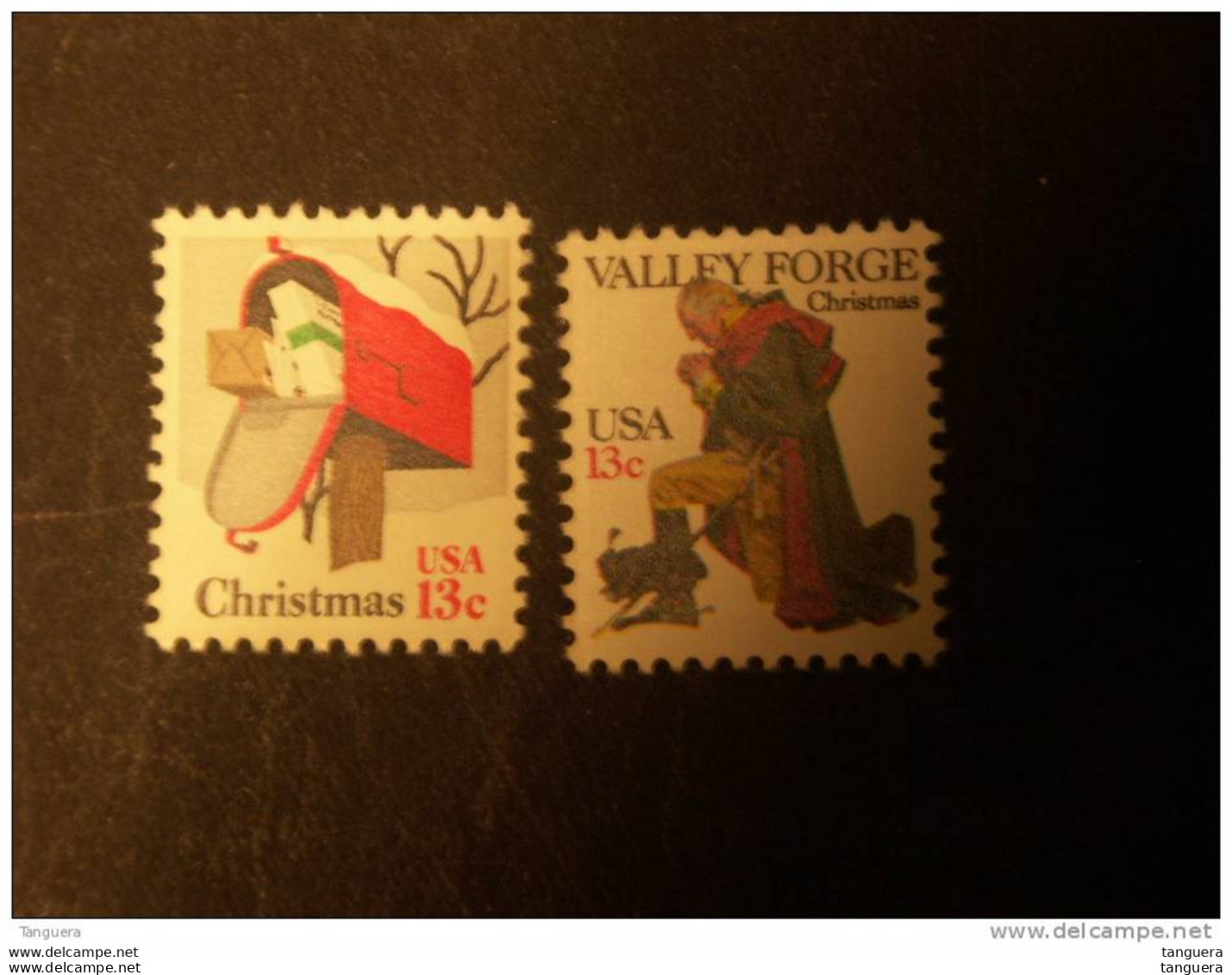 USA Etats-Unis United States 1977 Kerstmis Noel Christmas Yv 1175-1176 MNH ** - Rollenmarken