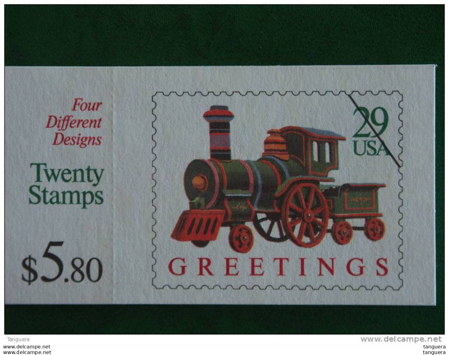 USA Etats-Unis United States 1992 Christmas Toys Jouets Carnet Booklet (20)  SC 2718a Yv C2124a MNH ** - 3. 1981-...