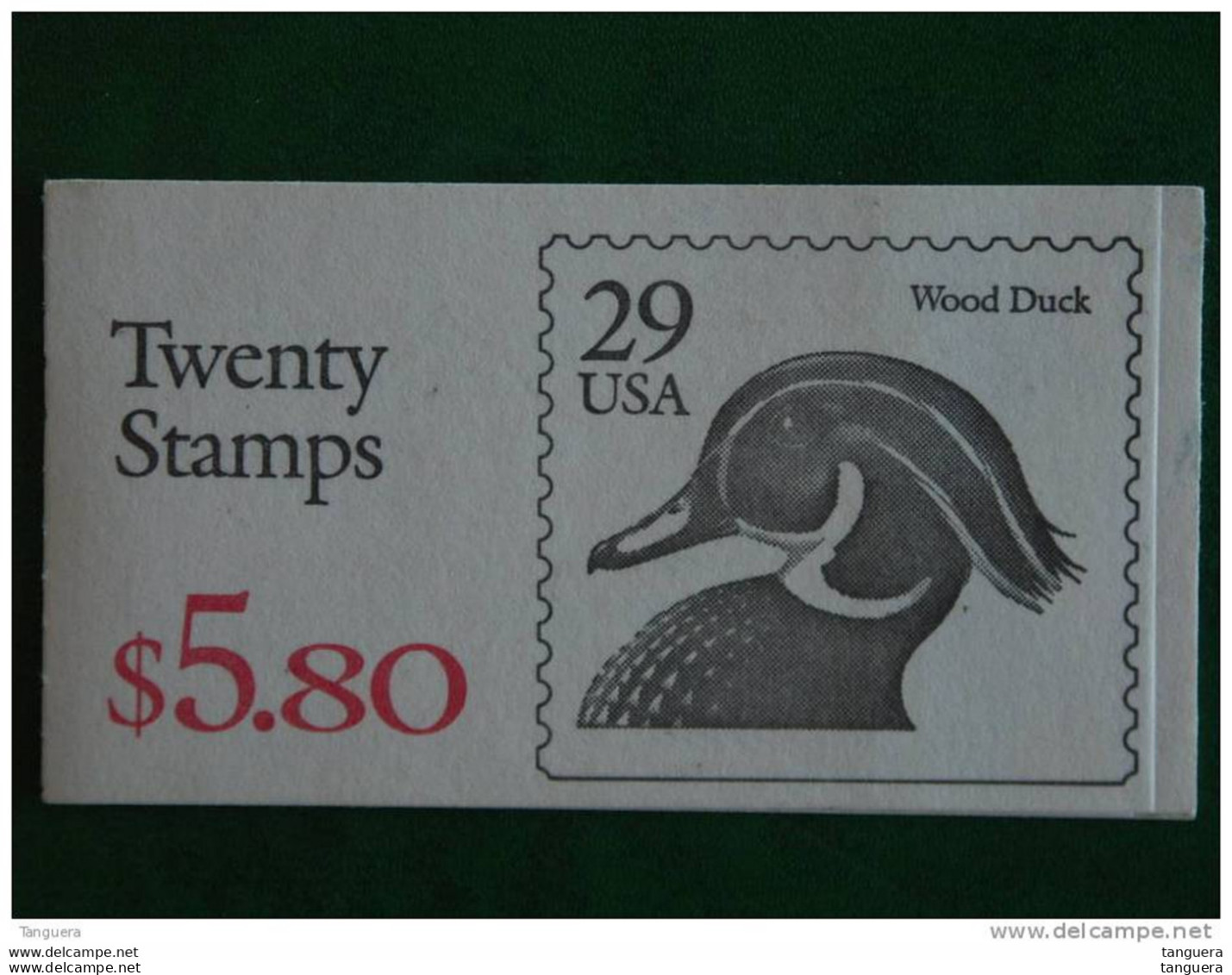 USA Etats-Unis United States 1991 Carnet Booklet (20) Houteend Canard Wood Duck SC 2494a Yv C1936 MNH ** - 1981-...