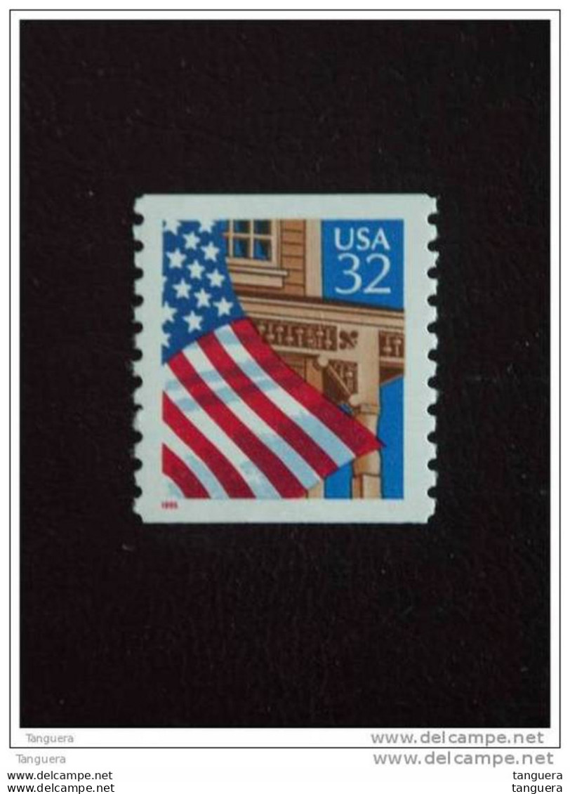 USA  Etats-Unis D'Amerique United States 1995 Flag Over Porch Yv 2338 MNH ** - Coils & Coil Singles