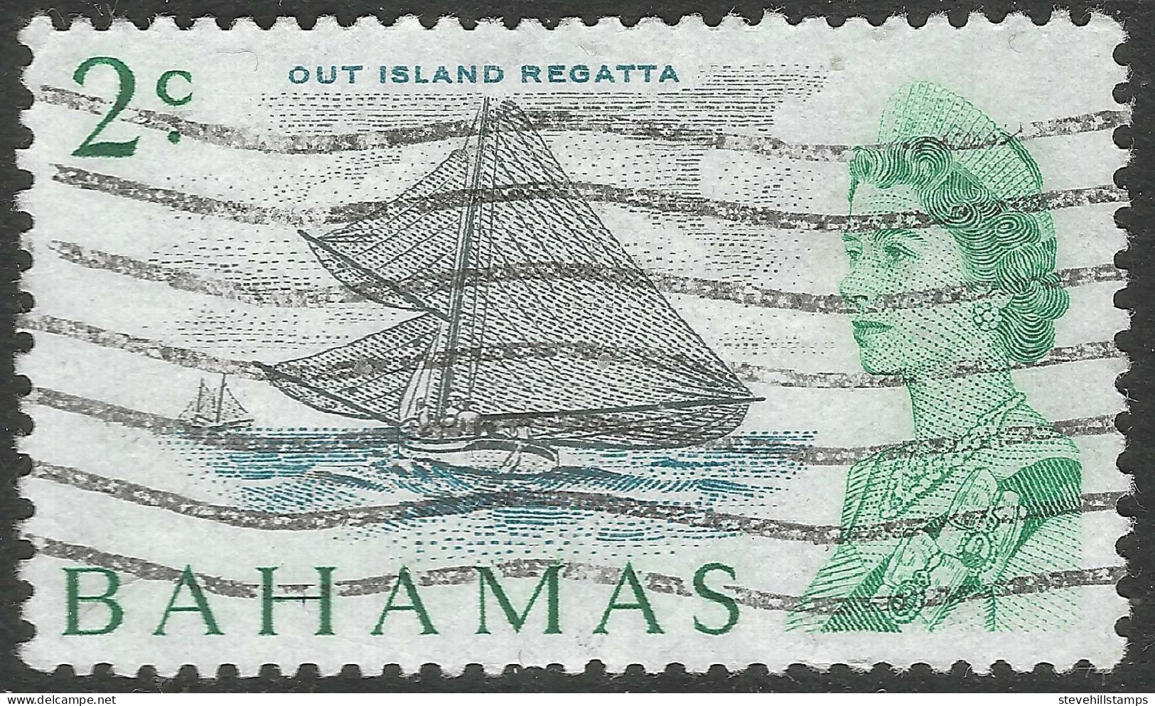 Bahamas. 1967-71 QEII. Decimal Currency. 2c Used. SG 296 - 1963-1973 Autonomie Interne