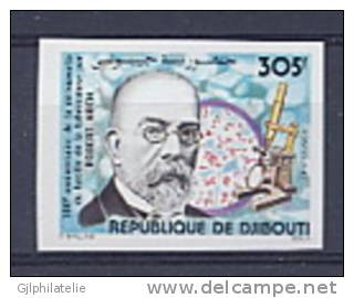 DJIBOUTI 0550 Non Dentelé Robert Koch - Tuberculose - Médecine