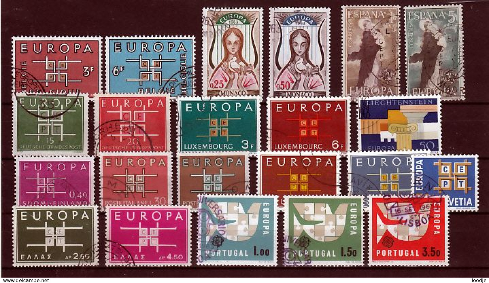 Europa Cept 1963 Div. Verzameling  Gestempeld - 1963