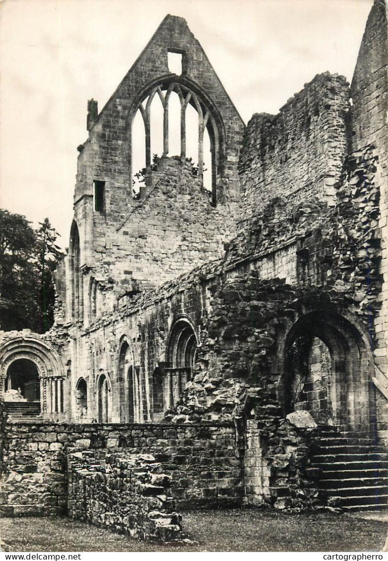 Scotland Dryburgh Abbey Cloister East Side View Ruins - Berwickshire