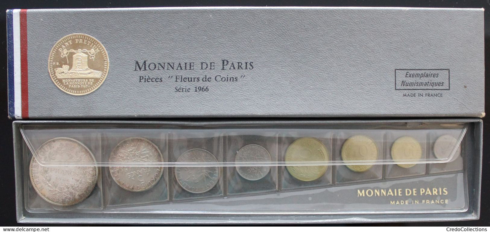 COFFRET FDC - FRANCE - 1966 - 1c à 10F - BU, BE & Münzkassetten