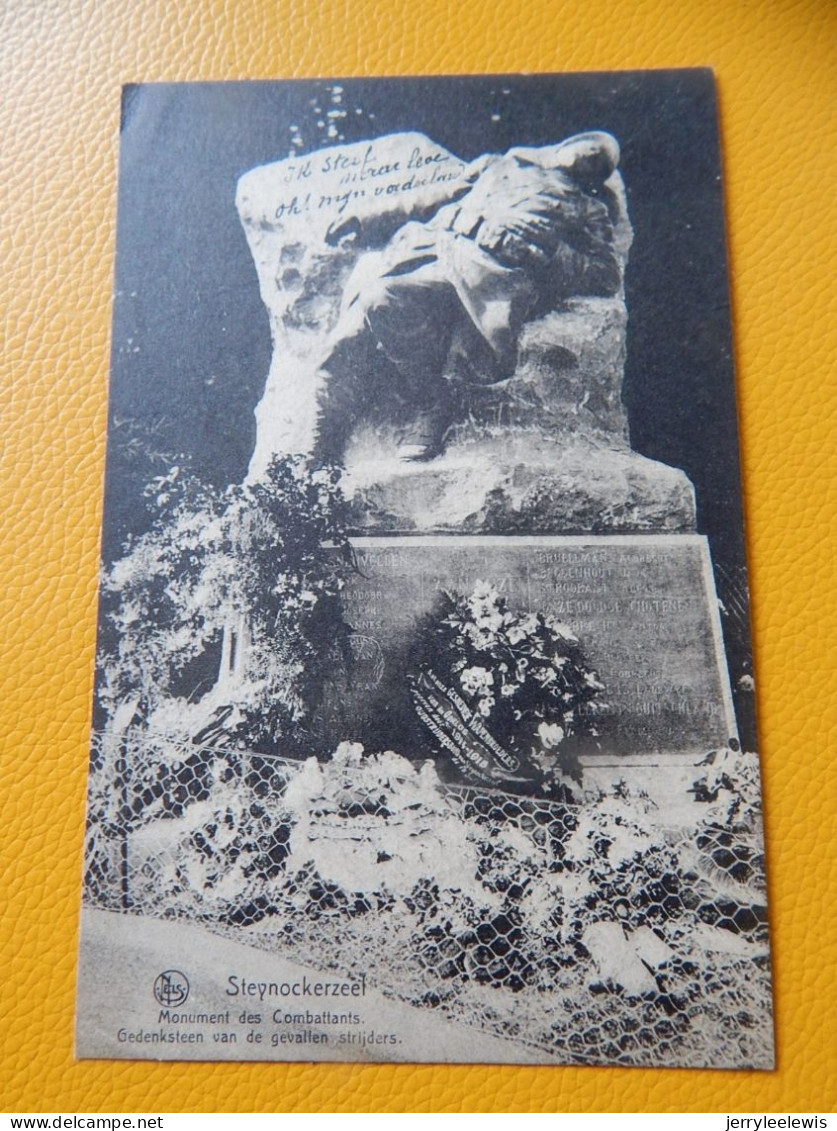 STEENOKKERZEEL  - Gedenksteen Van De Gevallen Strijders  -  Monument Des Combattants - Steenokkerzeel