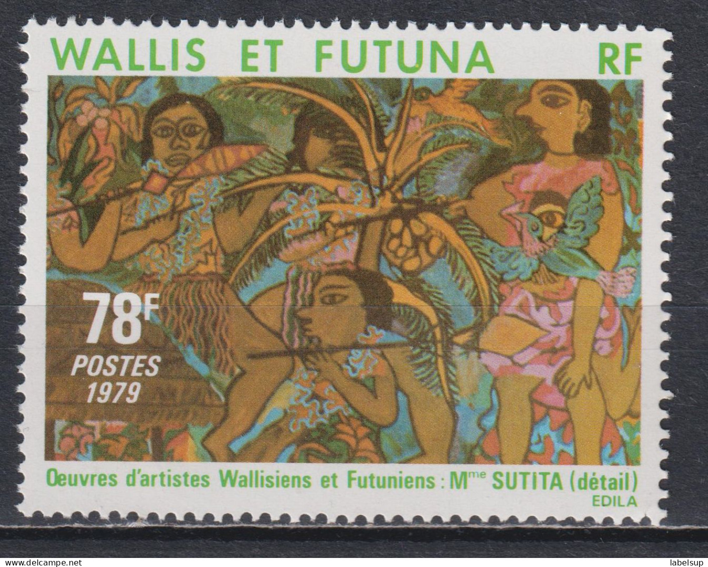 Timbre Neuf** De Wallis Et Futuna De 1979 N°247 MNH - Ungebraucht