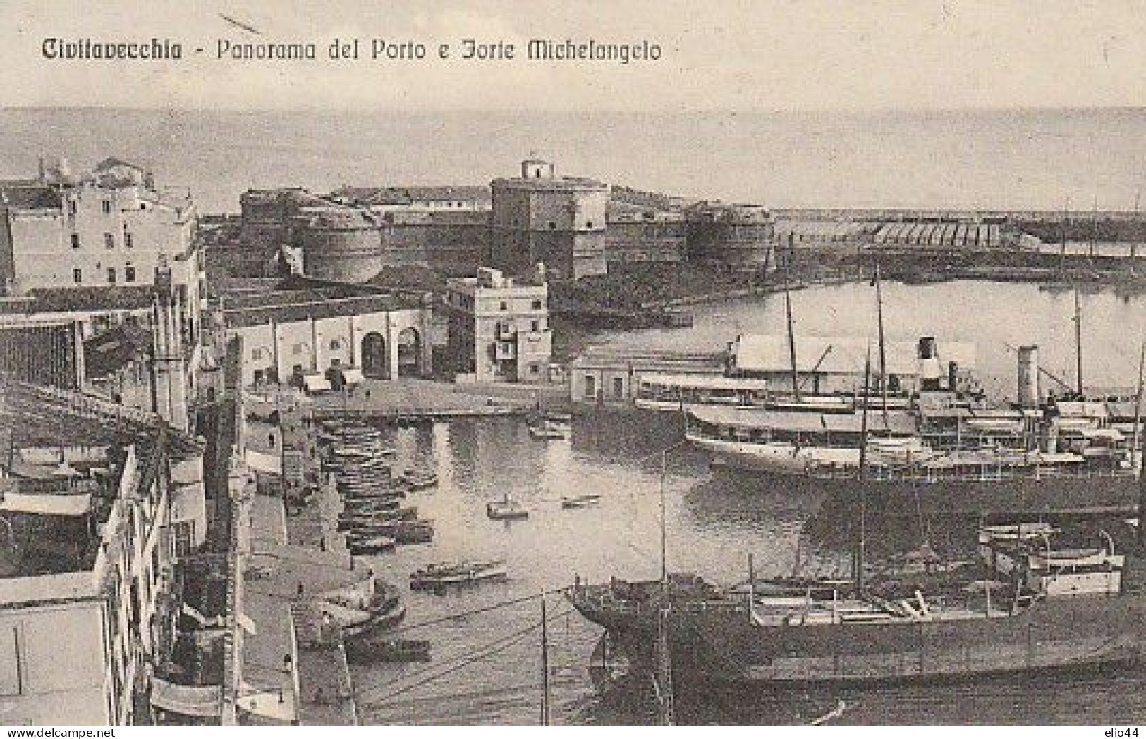 Lazio - Civitavecchia - Panorama Del Porto E Forte Michelangelo  - - Civitavecchia