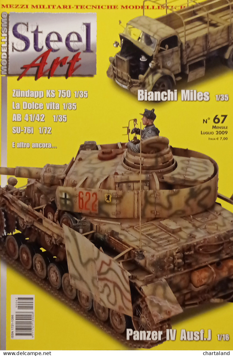 Rivista Di Modellismo Mezzi Militari, Tecniche, Storia - Steel Art N. 67 - 2009 - Altri & Non Classificati