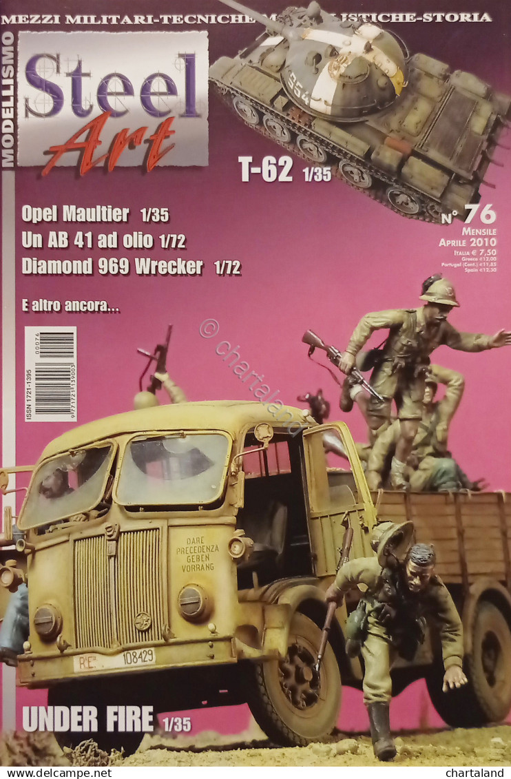 Rivista Di Modellismo Mezzi Militari, Tecniche, Storia - Steel Art N. 76 - 2010 - Altri & Non Classificati