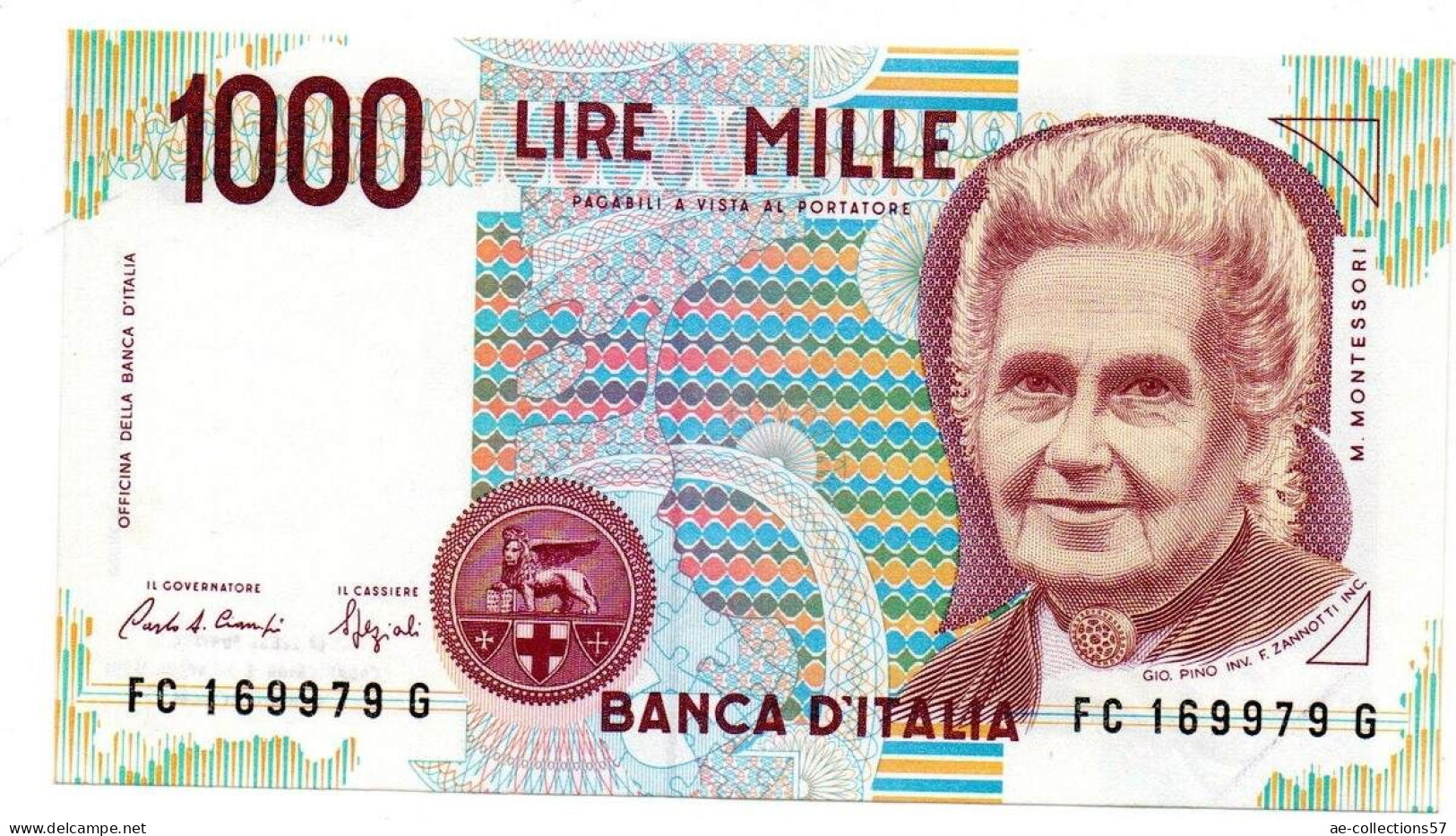 MA 16726 / Italie - Italy - Italien 1000 Lires 3/10/1990 UNC - 1.000 Lire