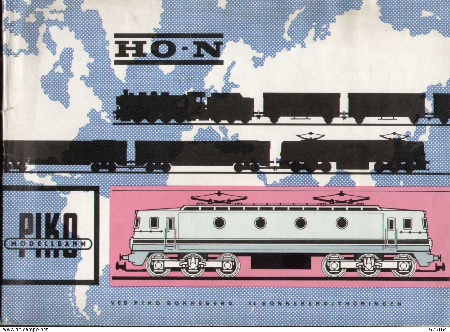 Catalogue PIKO 1967 Modellbahn Im Container - HO 1/87 Und N 1/160 - Allemand