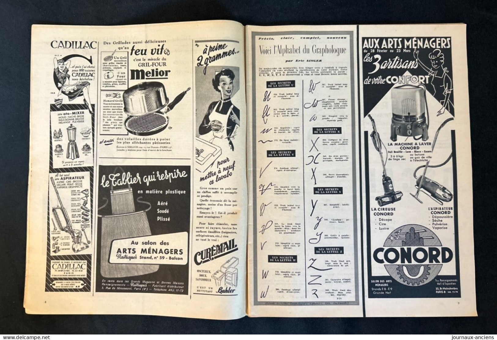 1952 Revue ELLE - Numéro Spécial Des Arts Ménagers - Lifestyle & Mode