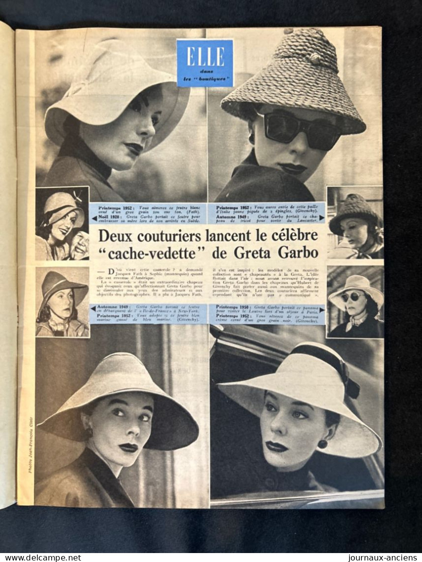 1952 Revue ELLE - Numéro Spécial Des Arts Ménagers - Mode