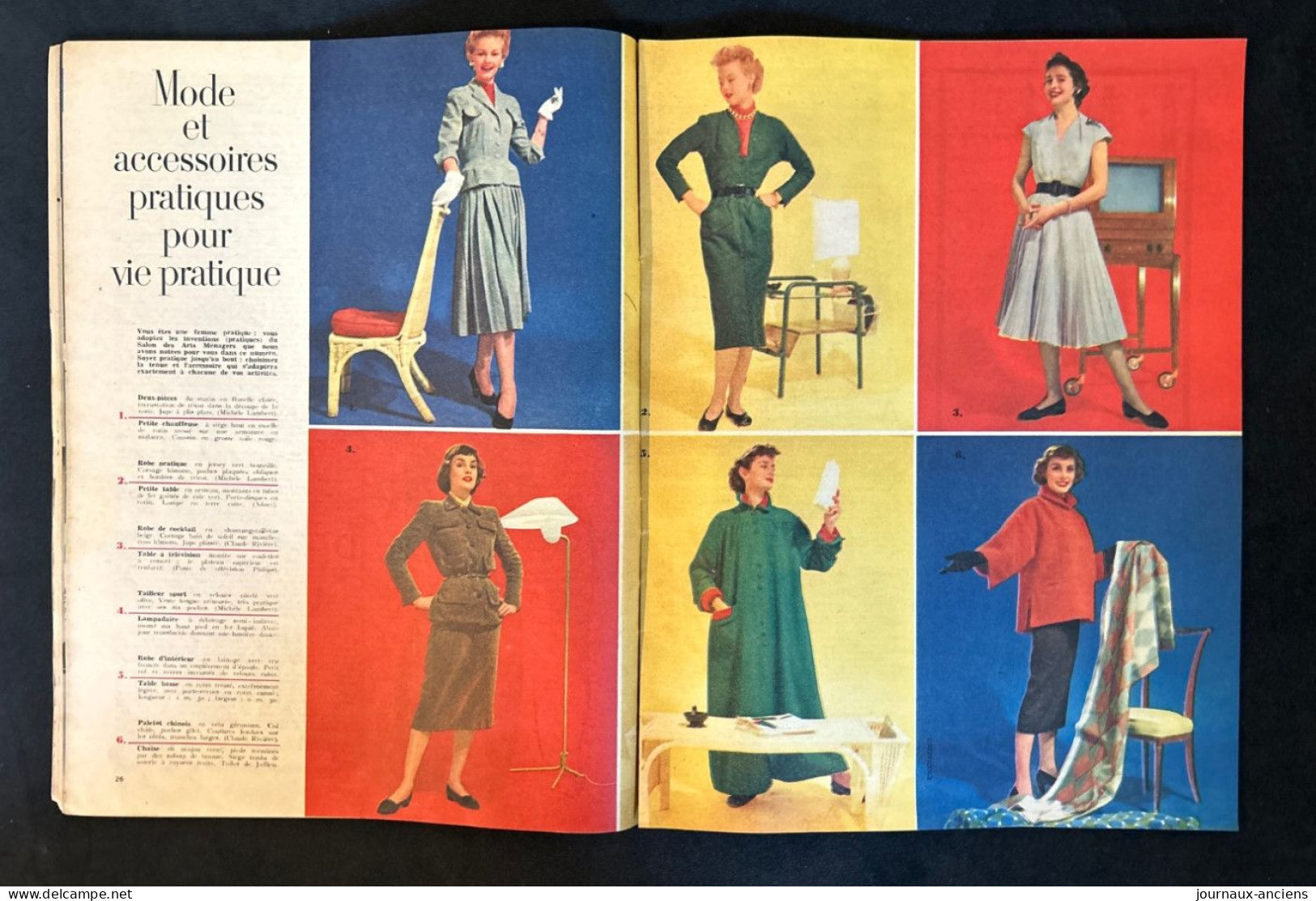 1952 Revue ELLE - Numéro Spécial Des Arts Ménagers - Fashion