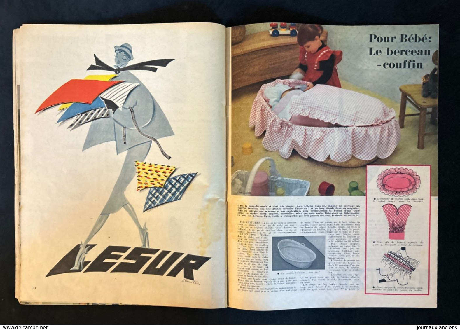 1952 Revue ELLE - Numéro Spécial des Arts Ménagers