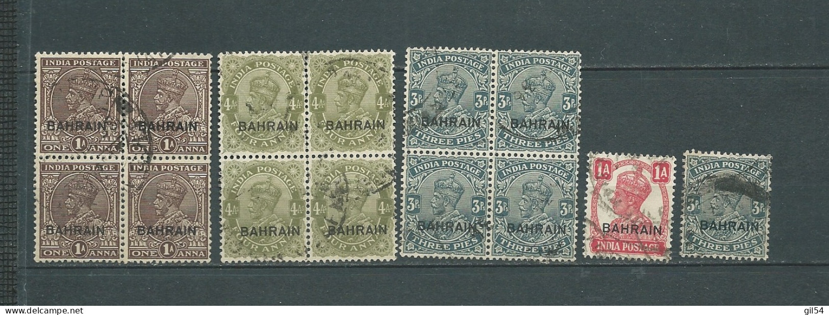 Bahrain - Lot De  3 Blocs De 4 Oblitérés  + 2 VALEURS-  Bce 23103 - Bahreïn (...-1965)