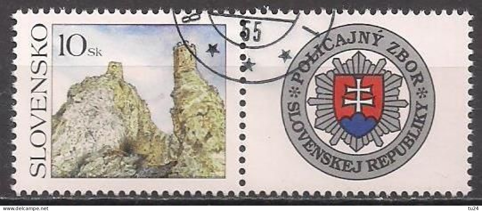 Slowakei  (2006)  Mi.Nr.  538 +  Zierf.  Gest. / Used  (2hc01) - Used Stamps