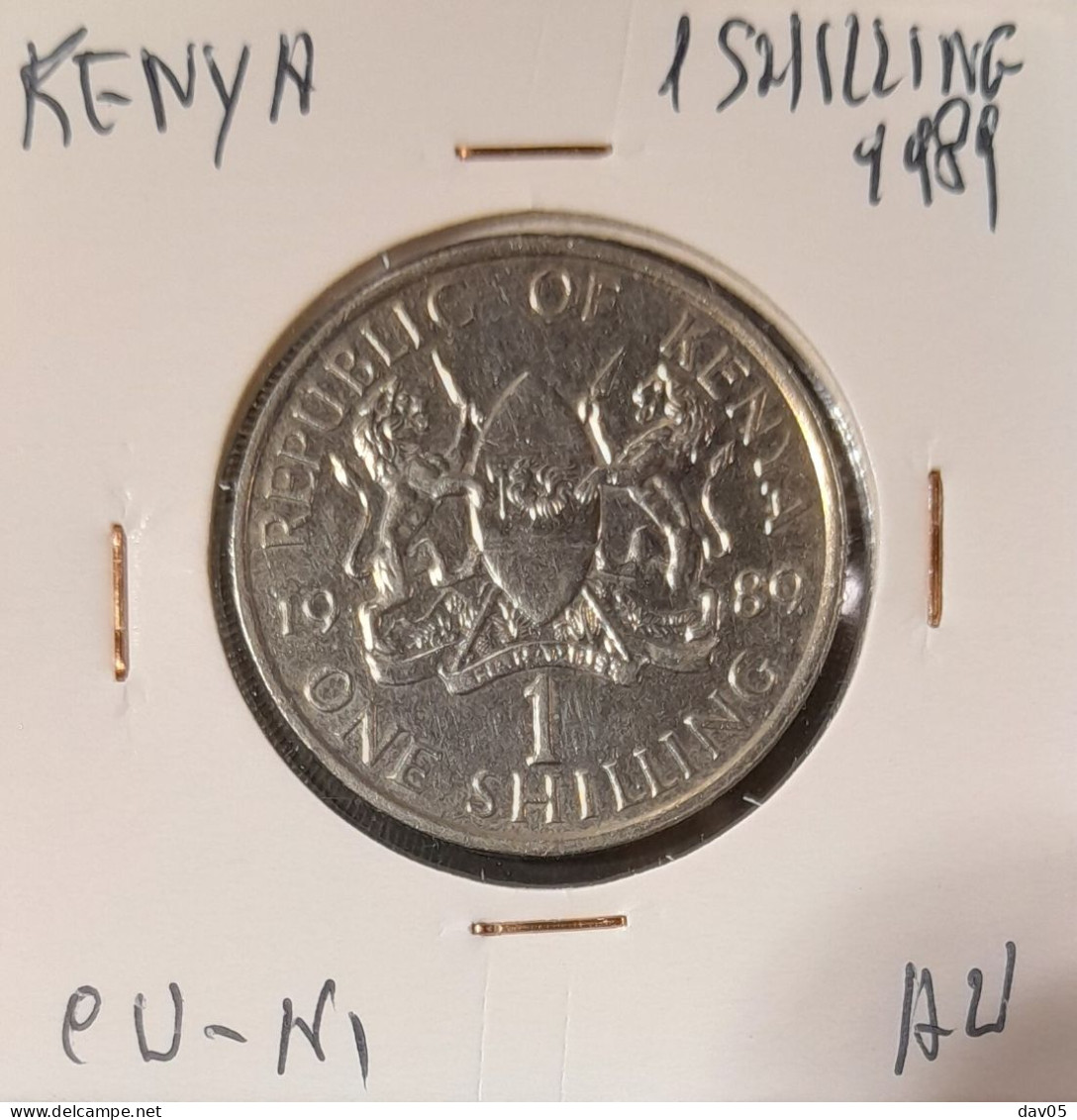 KENYA - 1 SHILLING 1989 - AU/SUP - Kenya