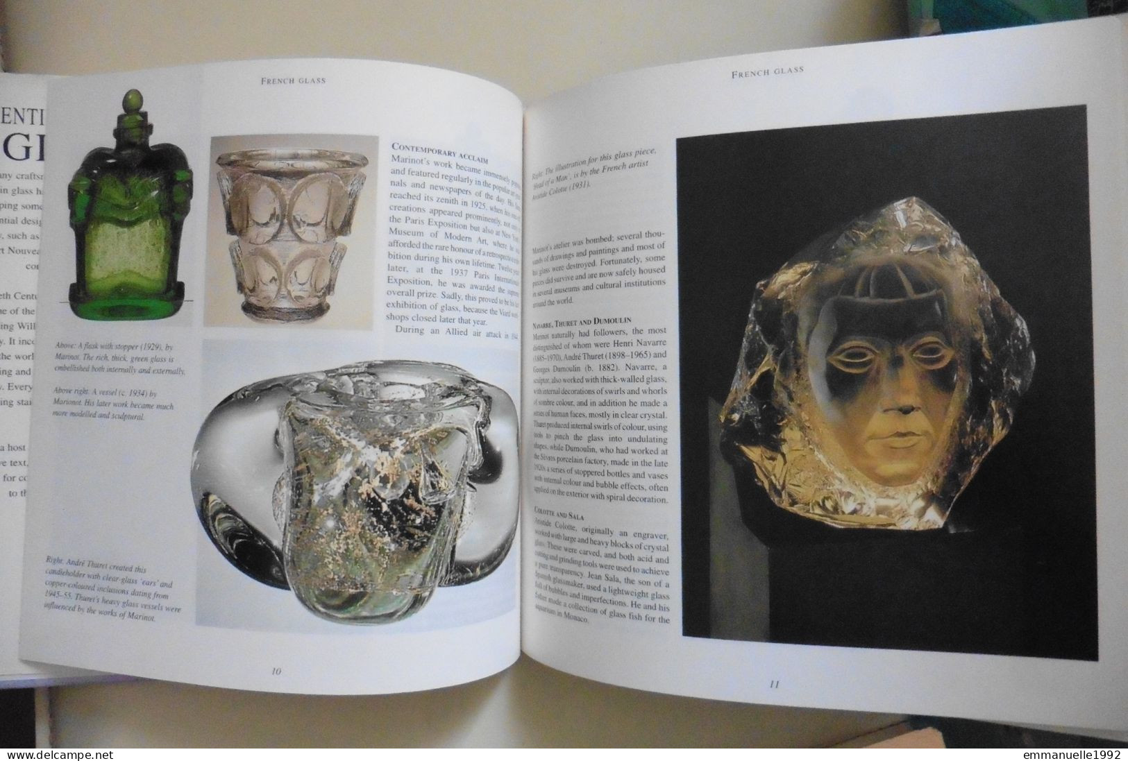 Livre Twentieth Century Glass - Le Verre Au 20e Siècle Art Deco Lalique Baccarat Tiffany Etc - English Text - Fine Arts