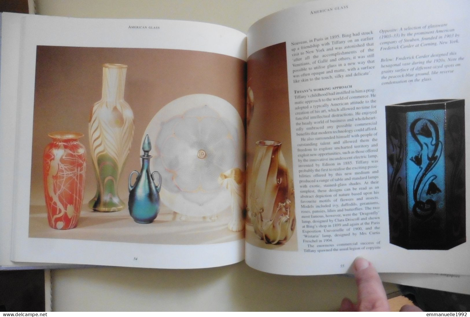 Livre Twentieth century glass - Le verre au 20e siècle Art Deco Lalique Baccarat Tiffany etc - English text