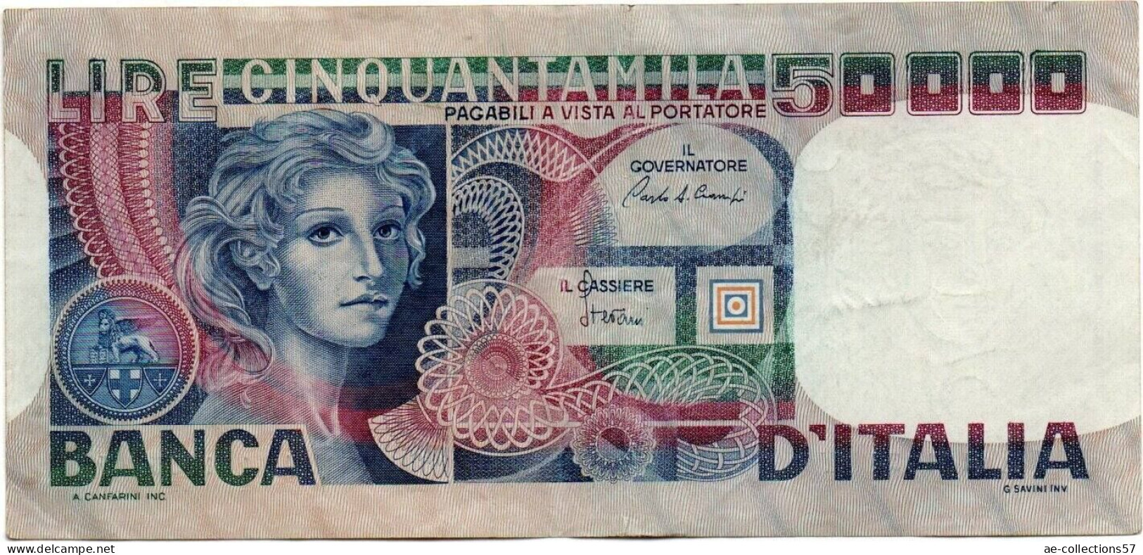 MA 18507 /Italie - Italien - Italy 50000 Lires 1977 TTB - 50000 Liras