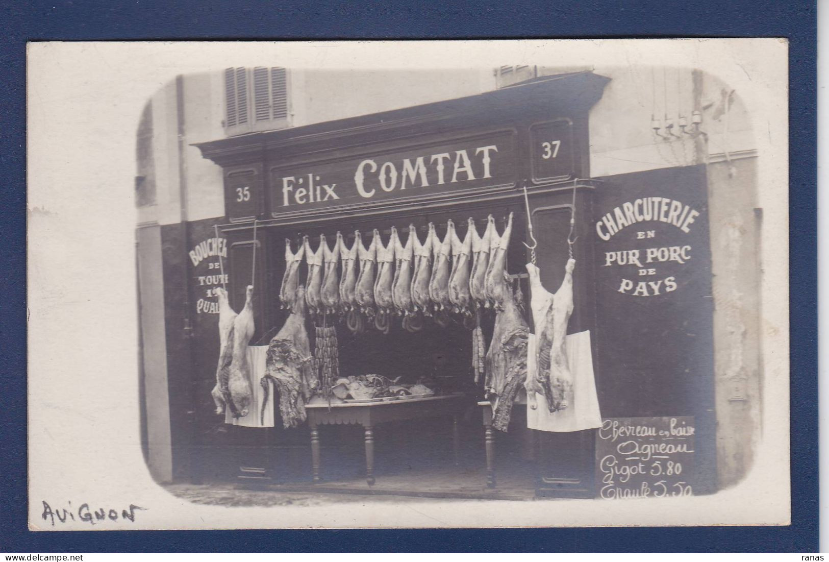 CPA [84] Vaucluse > Avignon Commerce Devanture Magasin Carte Photo Voir Dos - Avignon