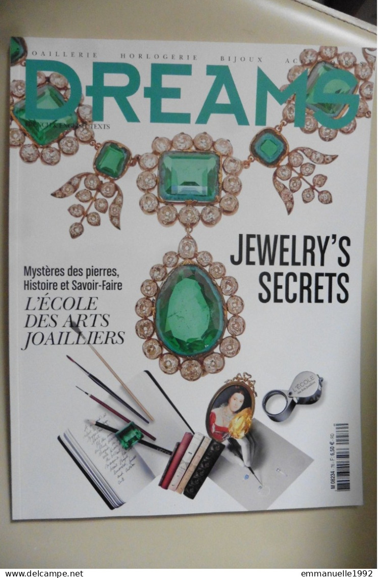 Magazine Dreams N°76 De 2019 Bijoux Horlogerie Joaillerie Chopard Boucheron Harry Winston Chanel Alice Renavand - Fashion