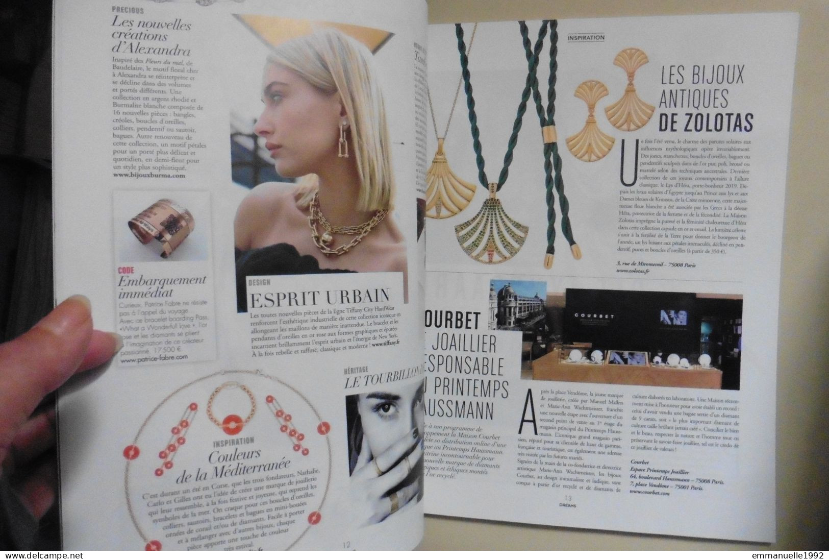 Magazine Dreams N°77 De 2019 Bijoux Horlogerie Joaillerie Piaget Bulgari Chopard Cartier Van Cleefs & Arpels Etc - Fashion