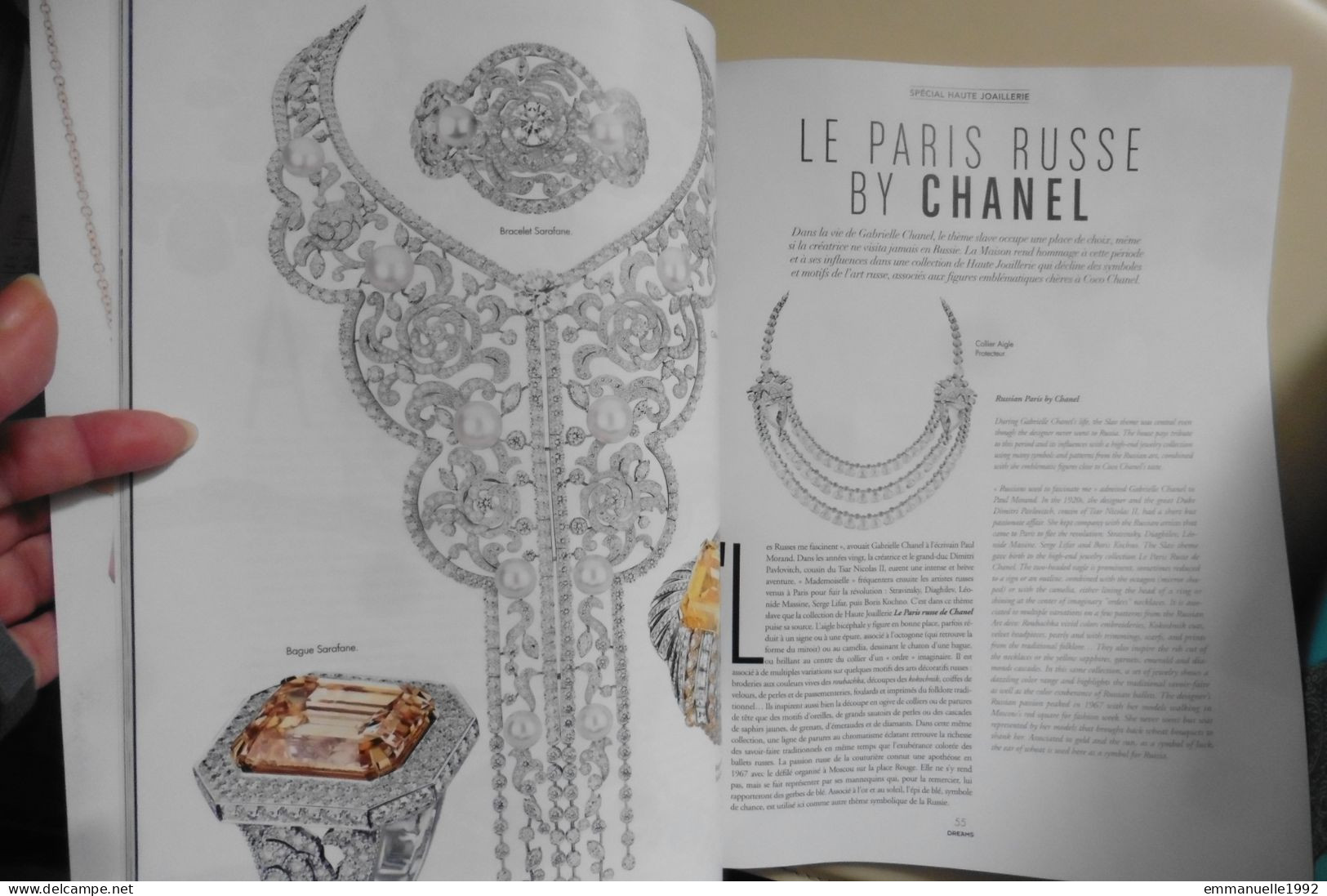 Magazine Dreams N°77 De 2019 Bijoux Horlogerie Joaillerie Piaget Bulgari Chopard Cartier Van Cleefs & Arpels Etc - Fashion