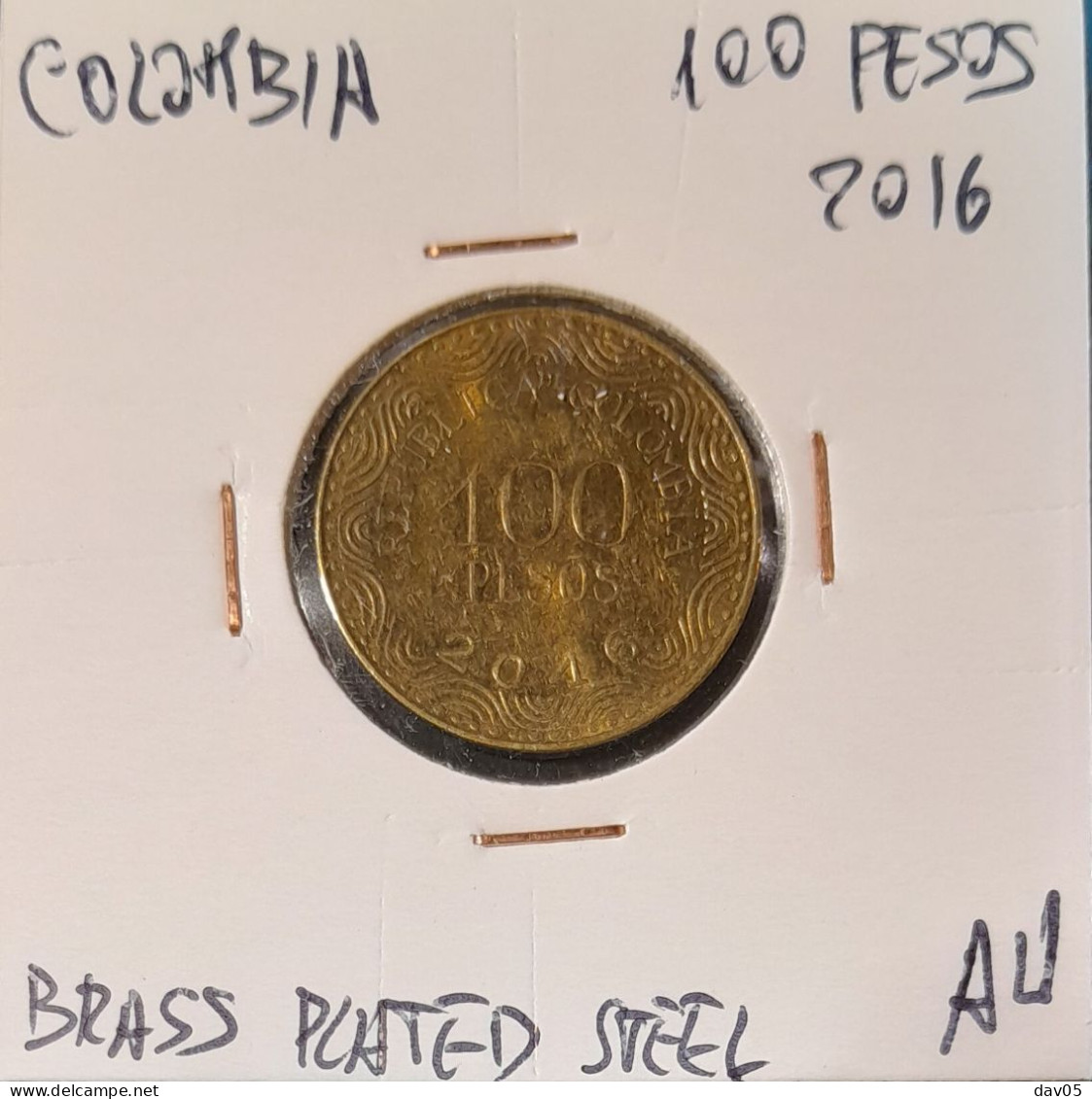 COLOMBIA - 100 PESOS 2016 - AU/SUP - Colombie