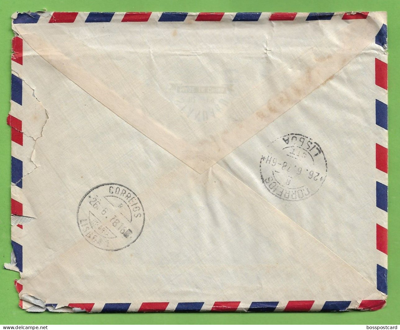 História Postal - Filatelia - Stamps - Timbres - Philately  - Carta - Cover - Letter - Macau - Macao - China - Portugal - Oblitérés