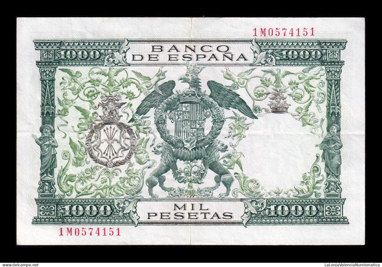 España Spain 1000 Pesetas Reyes Católicos 1957 Pick 149 Serie 1M Ebc Xf - 1000 Pesetas